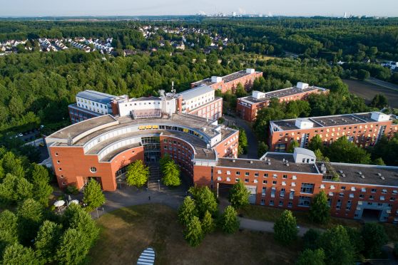 Luftbild der Hochschule (Quelle: HS Bund) Luftbild der Hochschule