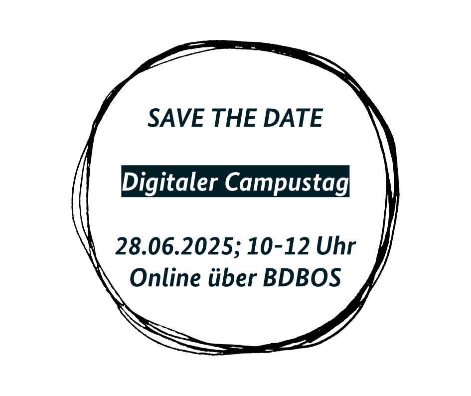 Einladung zum digitalen Campustag am 28. Juni von 10:00 uhr bis 12:00 uhr. (Quelle: HS Bund ) Einladung zum digitalen Campustag am 28. Juni von 10:00 uhr bis 12:00 uhr.